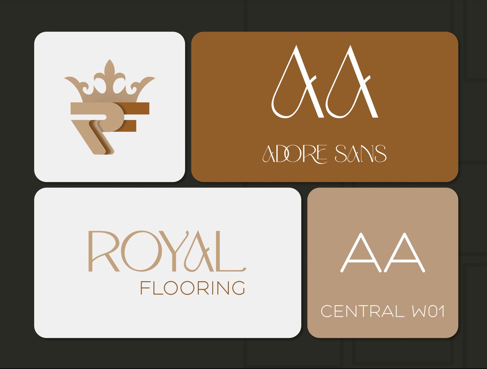 Royal Flooring identity applied across the brand