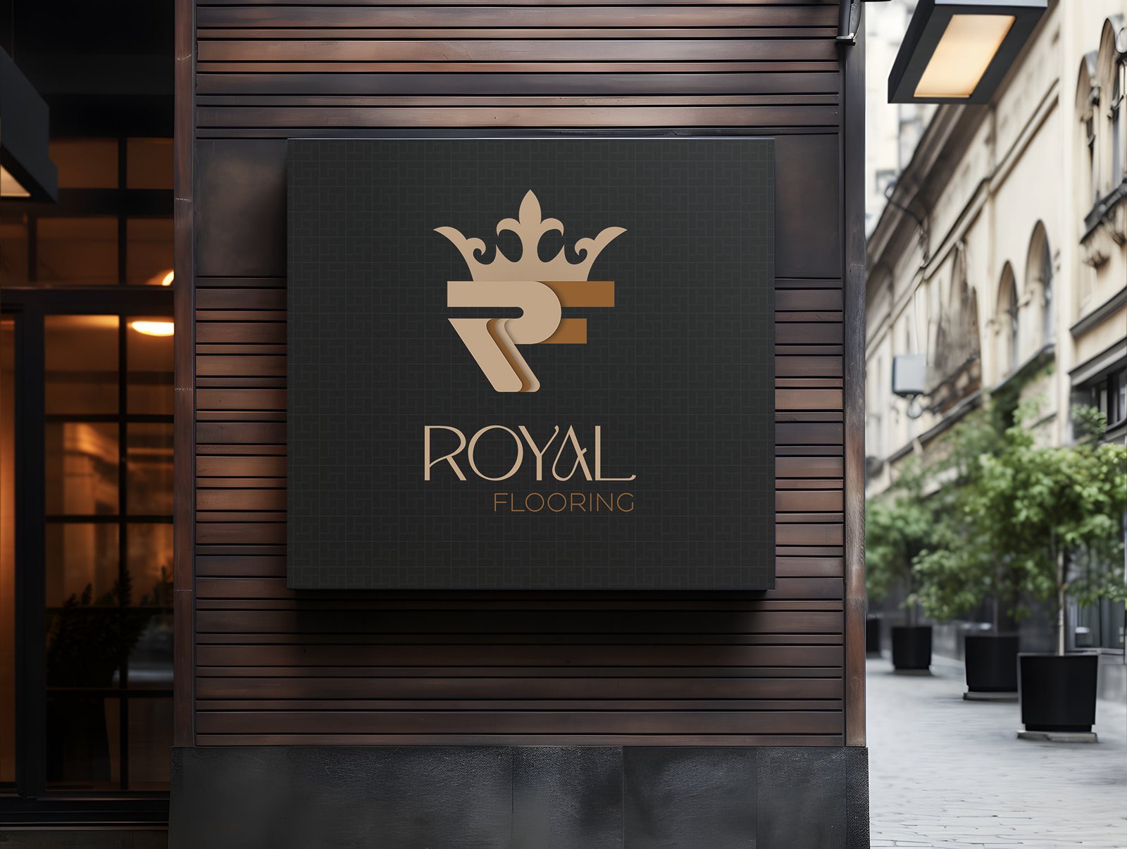 Royal Flooring signage