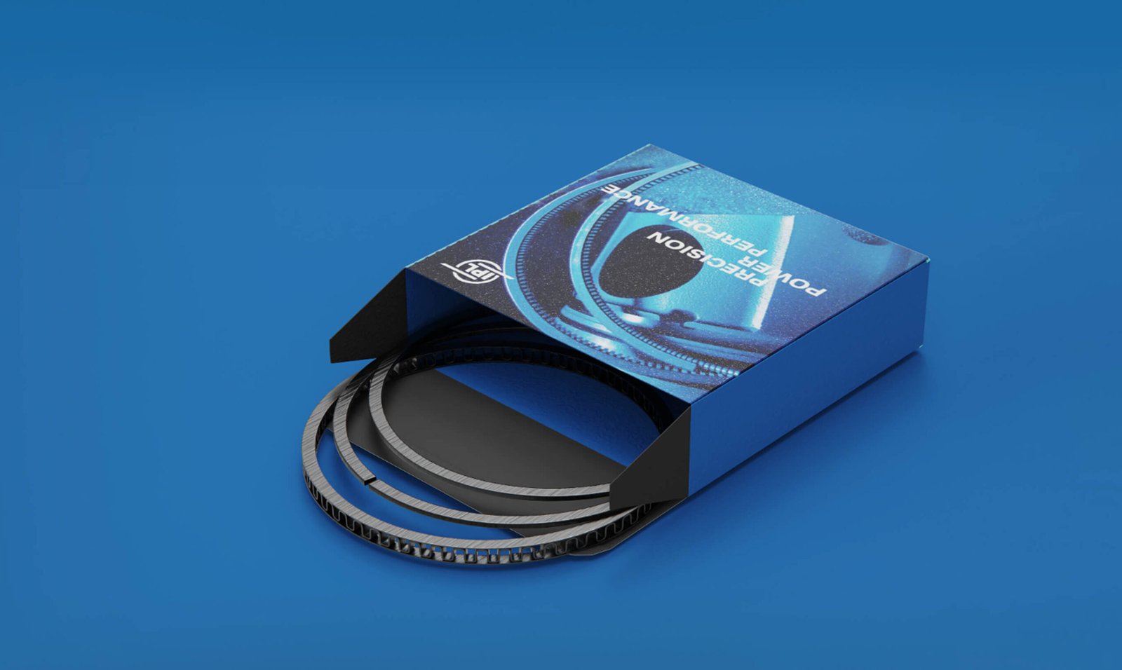 Sleek packaging, finished carton render